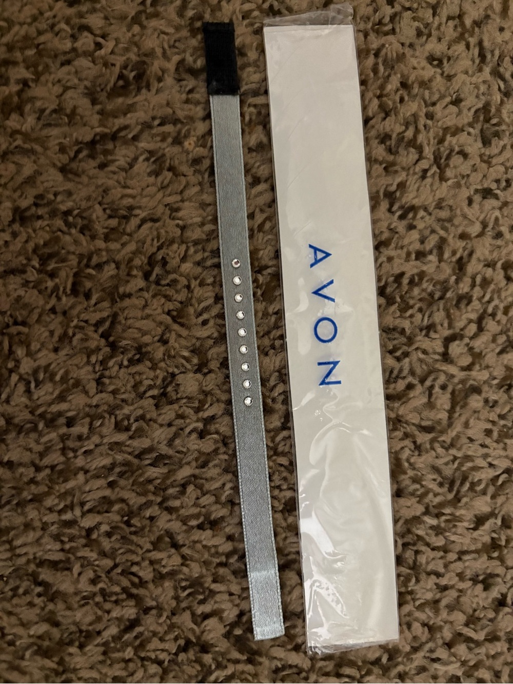 Avon Velcro Bracelet in Light Blue